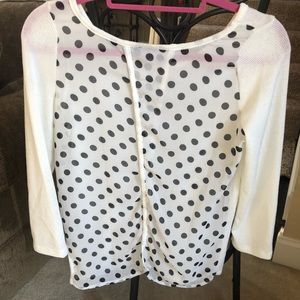 Rue21 polka dot sweater